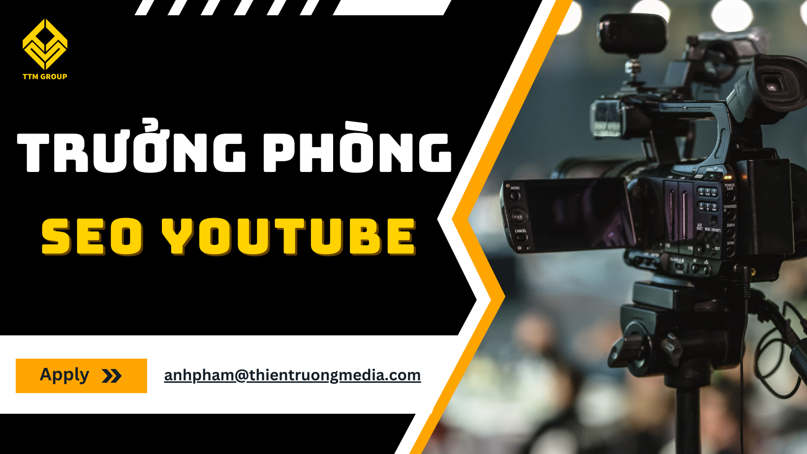 TRƯỞNG PHÒNG SEO YOUTUBE – TUYỂN DỤNG NHÂN SỰ THÁNG 8/2024